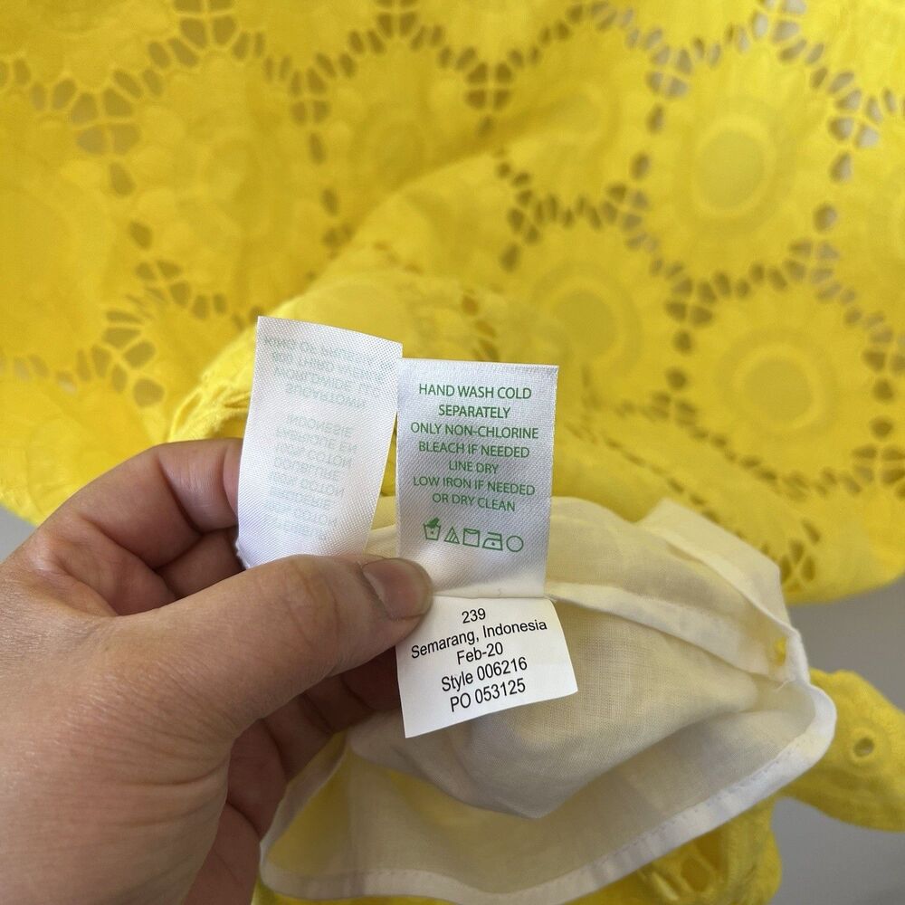 Lilly Pulitzer Mariella Yellow Eyelet Dress - Picture 15 of 15
